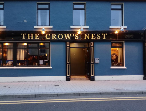 Exterior of The Crowe’s Nest pub in Ballyconnell
