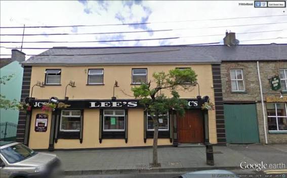 Exterior of Lee’s Bar in Ballyconnell